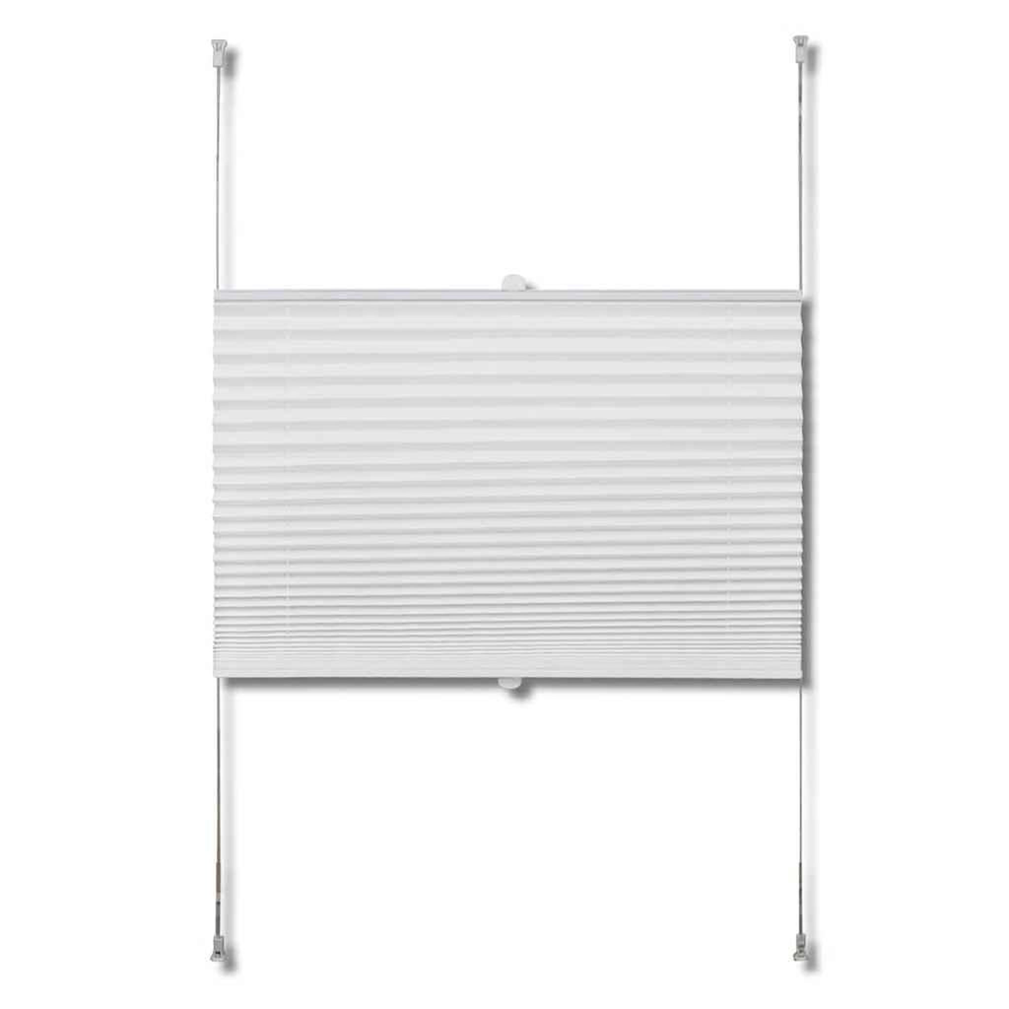 Voir la diapositive 4 : VIDAXL Store plisse 70x125 cm Blanc