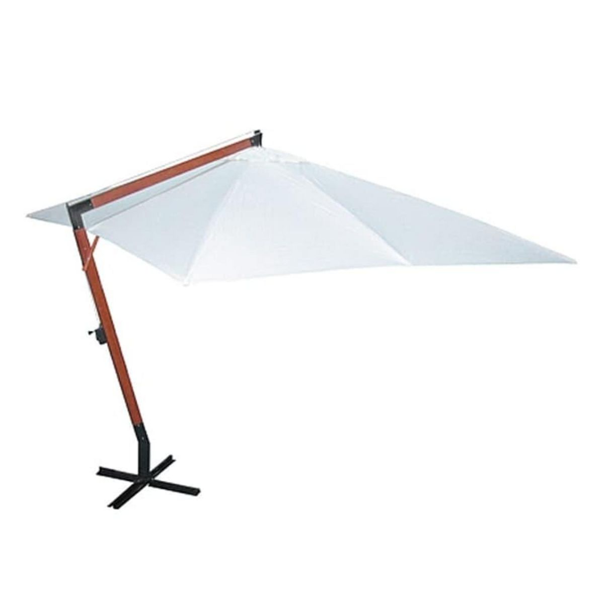 VIDAXL Parasol 300 x 400 cm Blanc