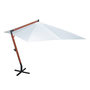 Voir la diapositive 2 : VIDAXL Parasol 300 x 400 cm Blanc