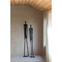 Voir la diapositive 4 : Paris Prix Lot de 2 Statues en Métal  Marche  150cm Noir