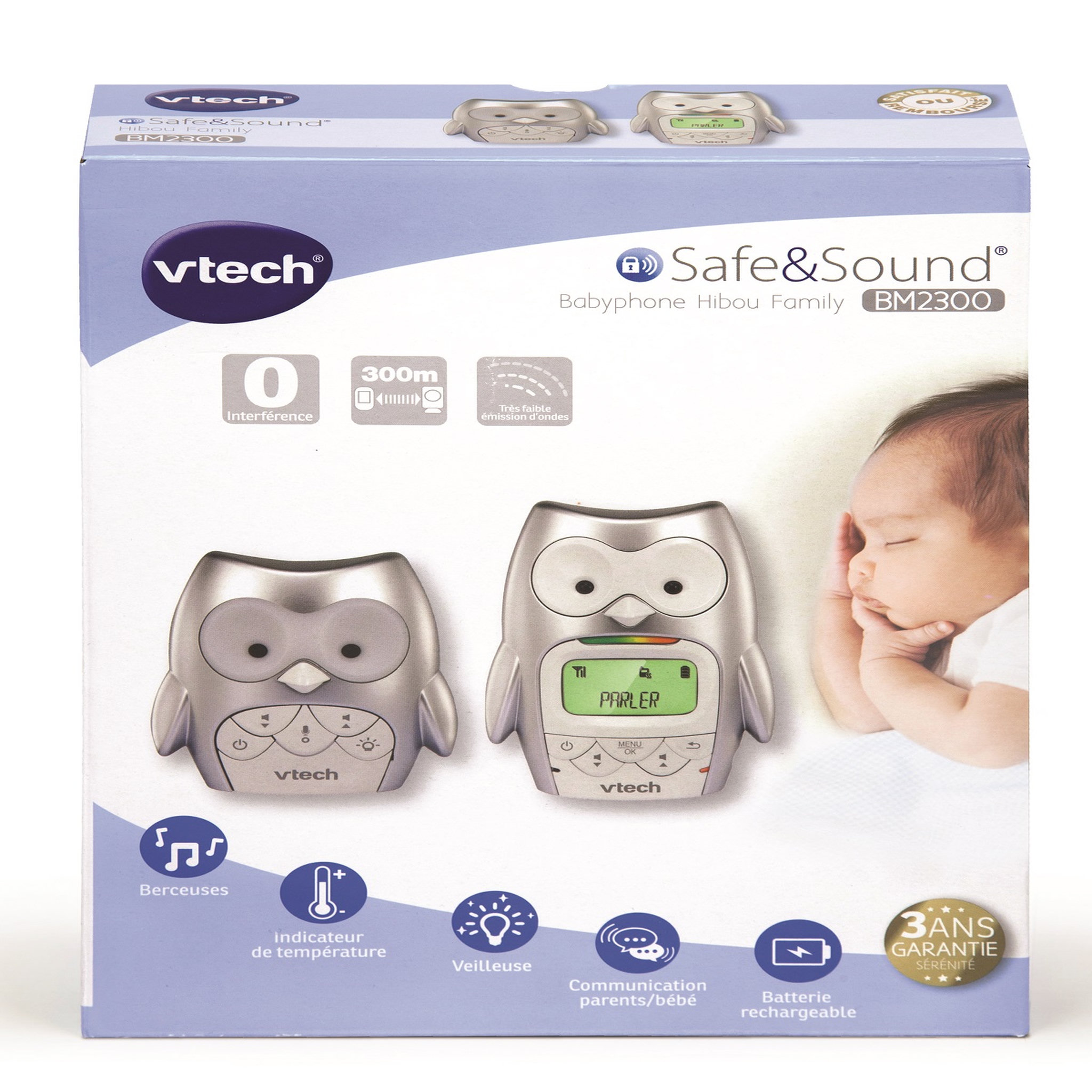Voir la diapositive 4 : VTECH Babyphone Hibou Family BM2300