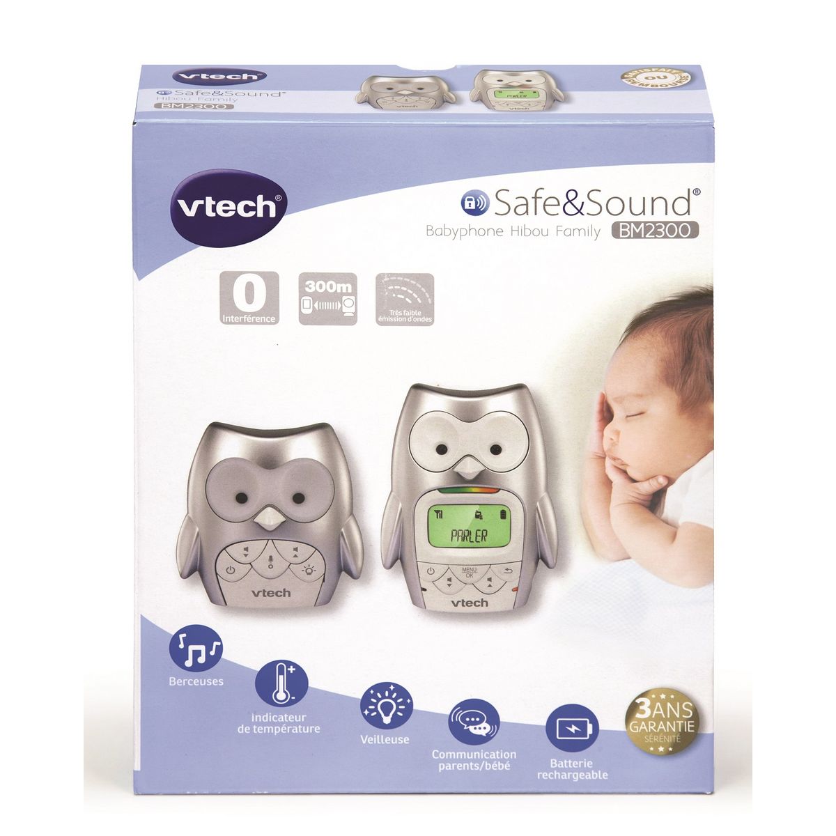 VTECH Babyphone Hibou Family BM2300