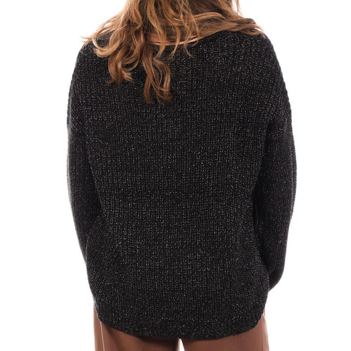 JACQUELINE DE YONG Pull Noir Femme JDY Megan