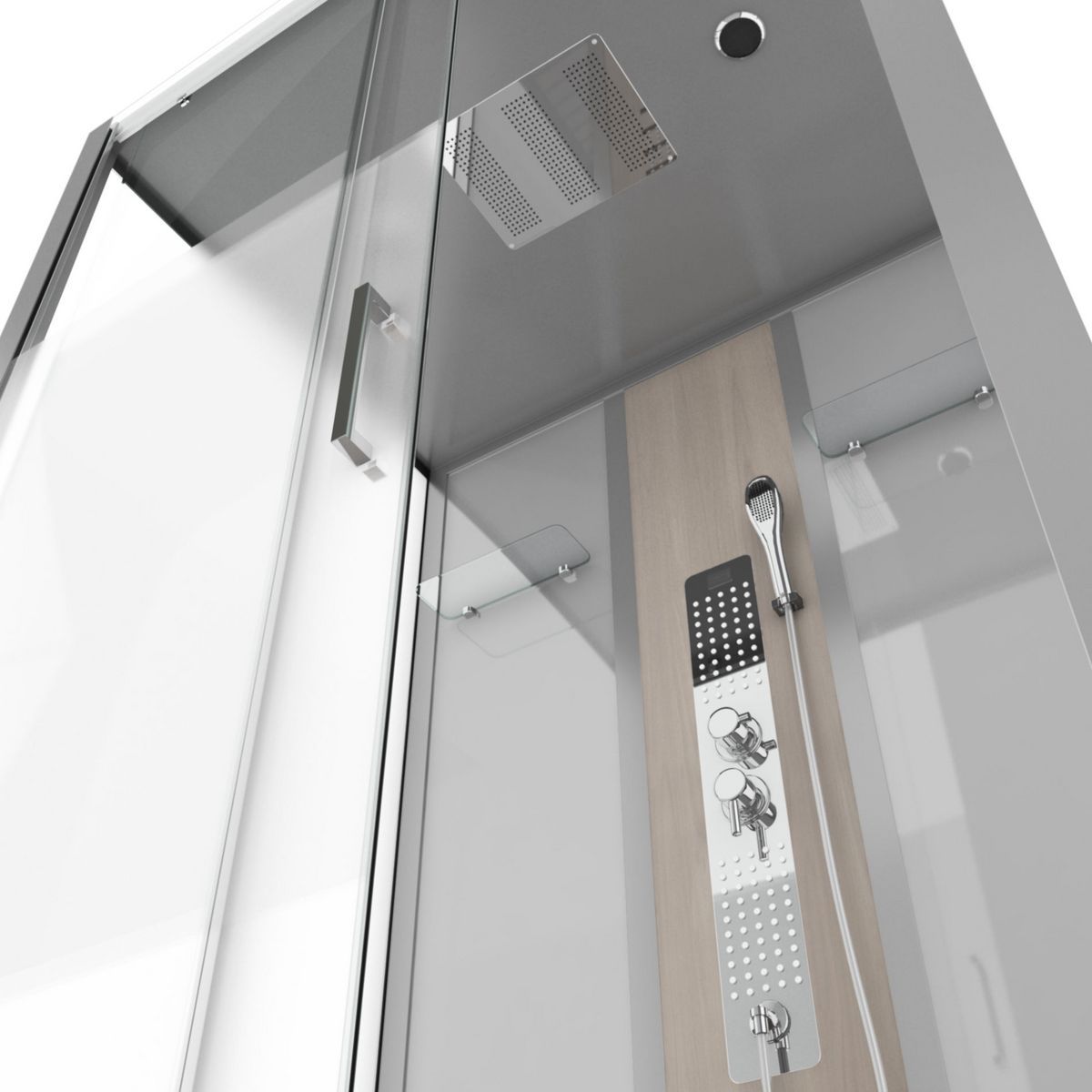 Aurlane Cabine de douche hydromassante Fuzzy Rectangulaire - 115 x 90