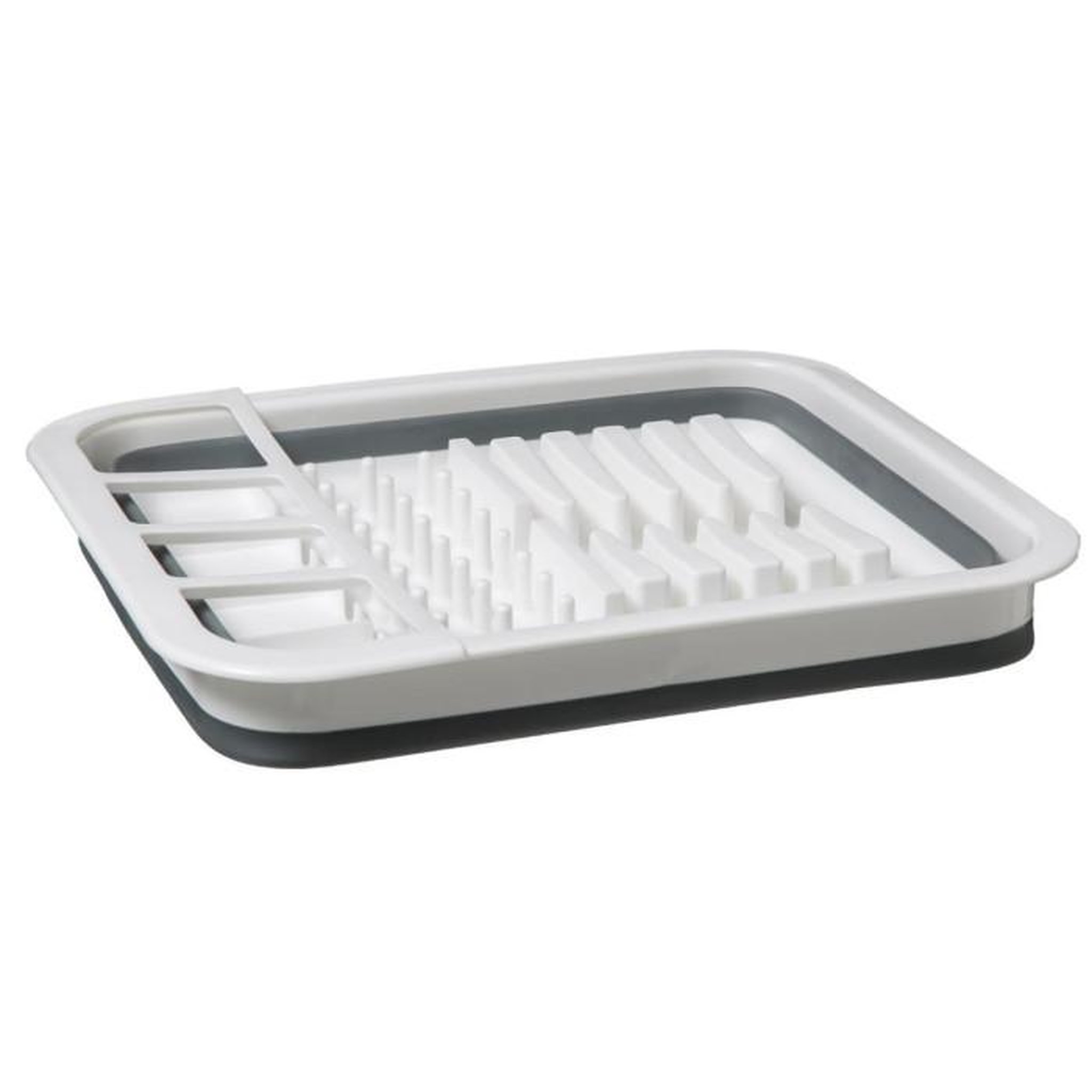 Voir la diapositive 2 : FIVE Égouttoir en Silicone  Rétractable  35cm Gris