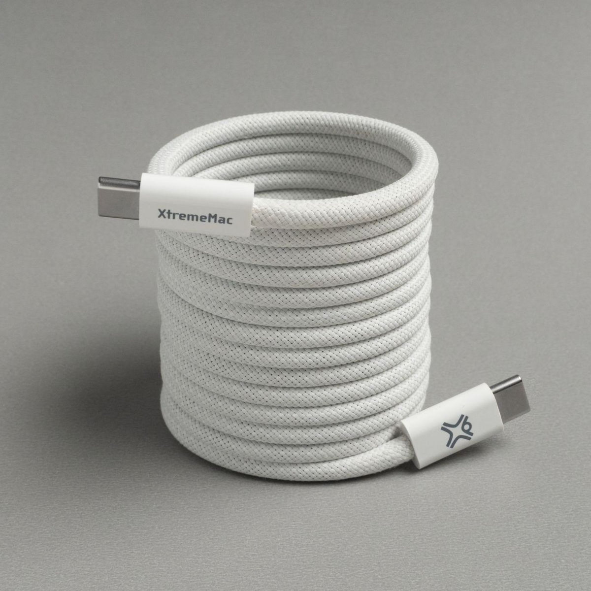 XTREMEMAC Câble USB C 2M blanc magnetique 60W