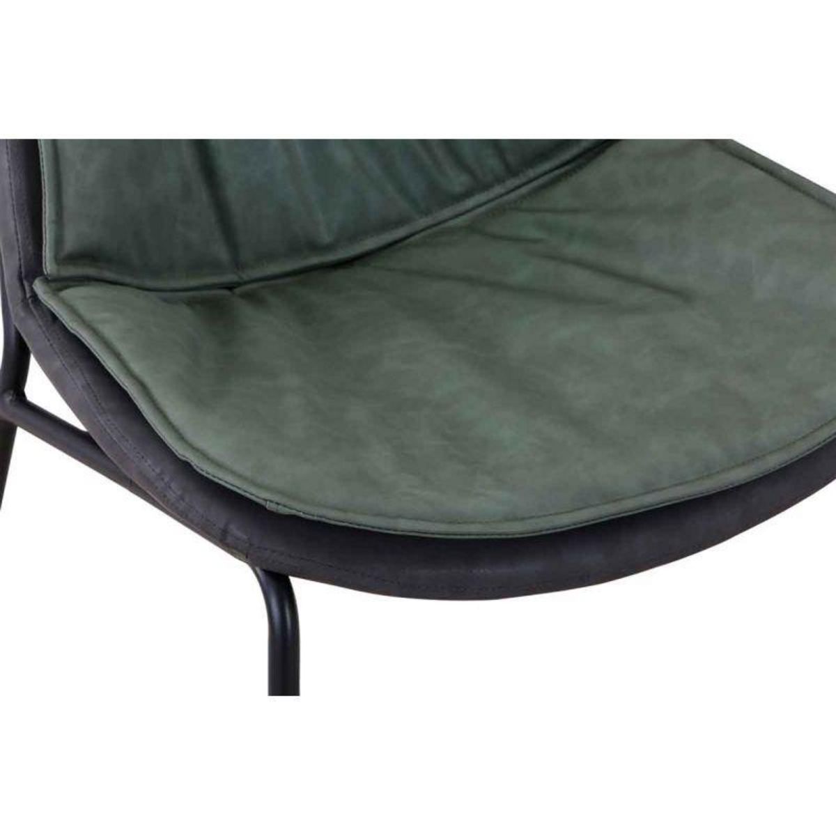 Paris Prix Chaise Design  Brady  84cm Vert & Gris Foncé