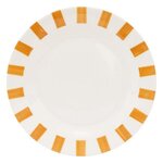 SECRET DE GOURMET Lot de 6 Assiettes à Dessert  Cheri  19cm Ocre