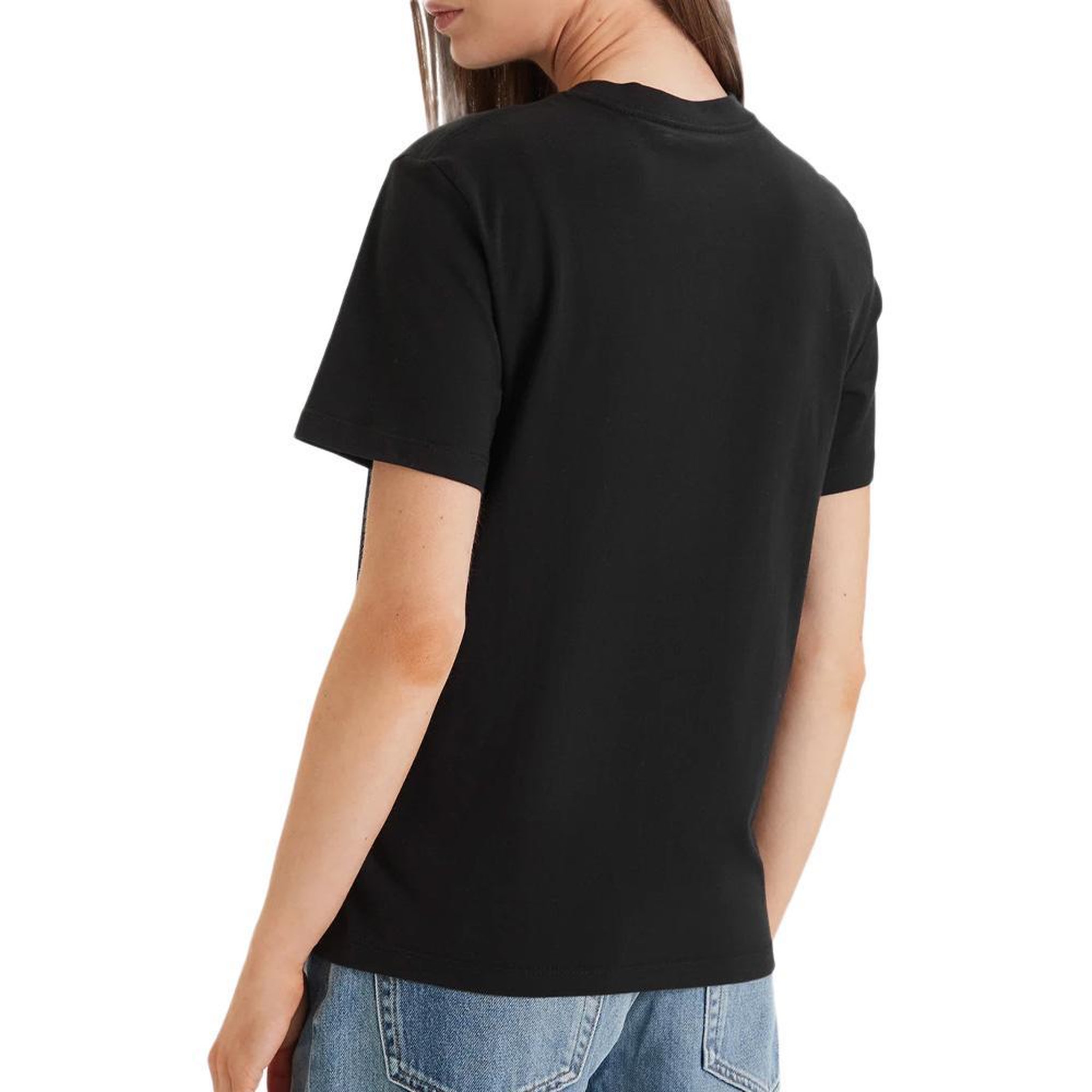 Voir la diapositive 2 : CALVIN KLEIN JEANS T-Shirt Noir Femme Calvin Klein Jeans Monog
