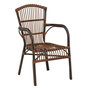 Voir la diapositive 1 : Paris Prix Chaise de Jardin en Rotin  Galera  90cm Marron