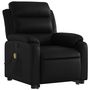Voir la diapositive 3 : VIDAXL Fauteuil inclinable de massage Noir Similicuir