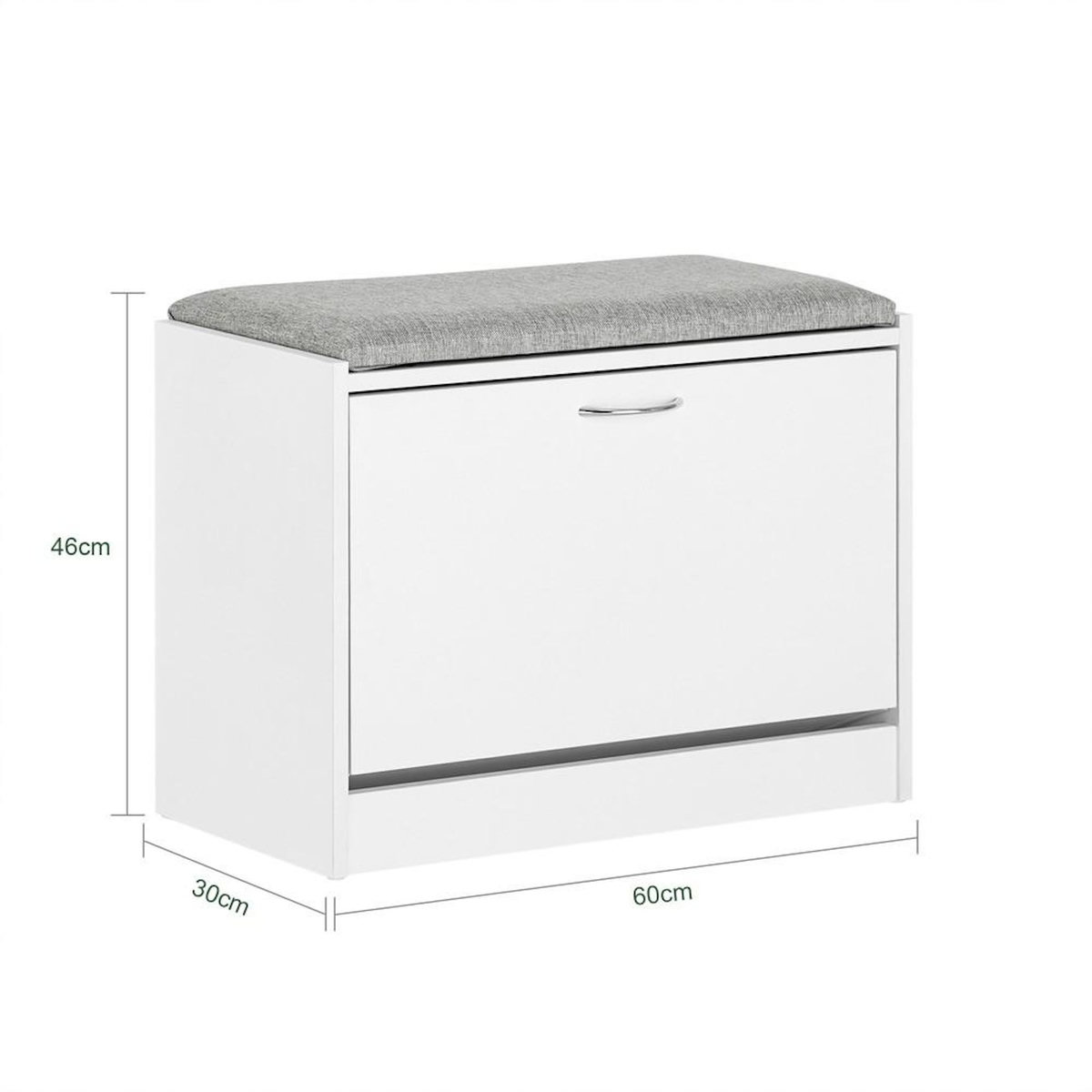 SOBUY SoBuy - Banc de Rangement à Chaussures avec Un Tiroir - Minimaliste - FSR16