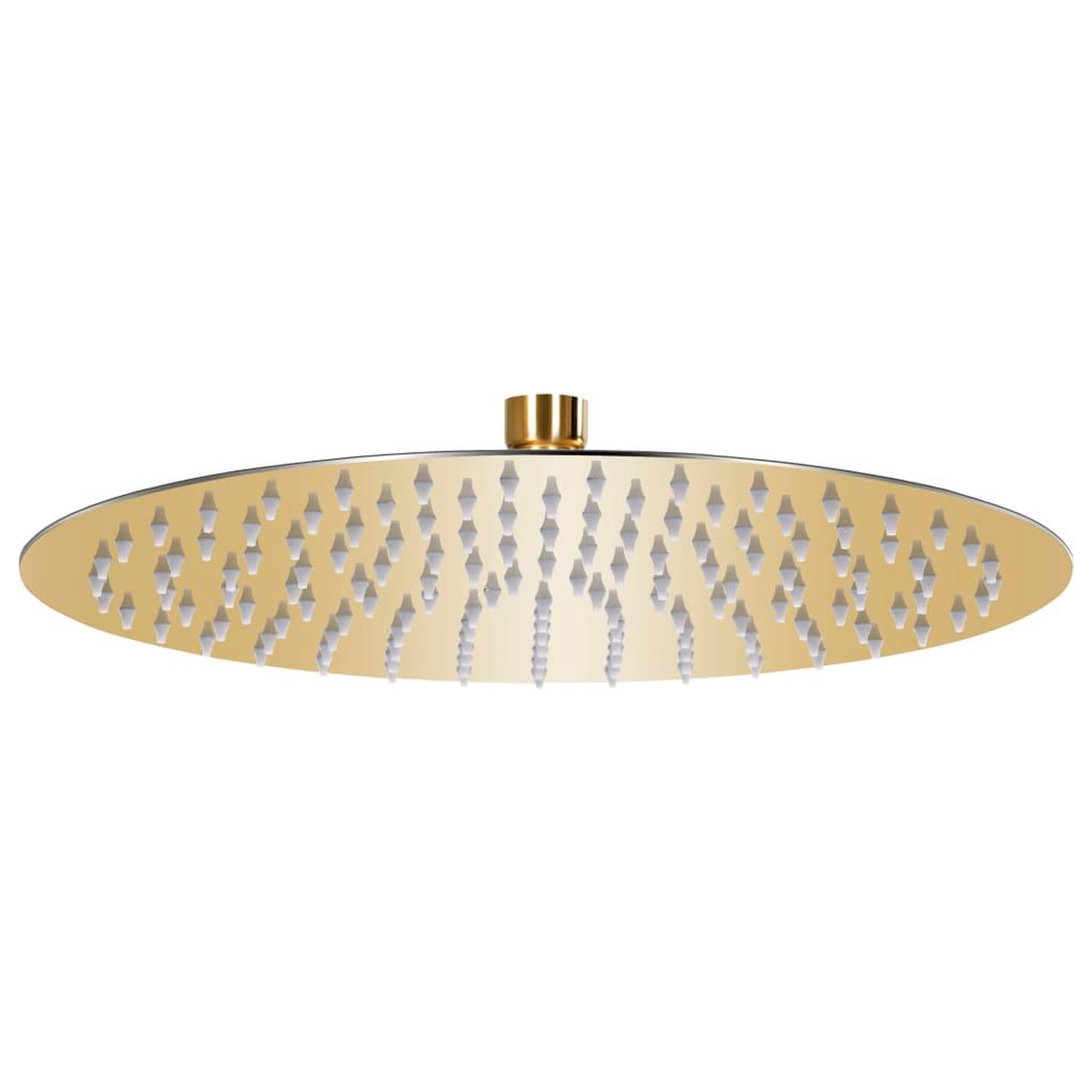 VIDAXL Pomme de douche pluie Acier inoxydable 30 cm Ronde Dore