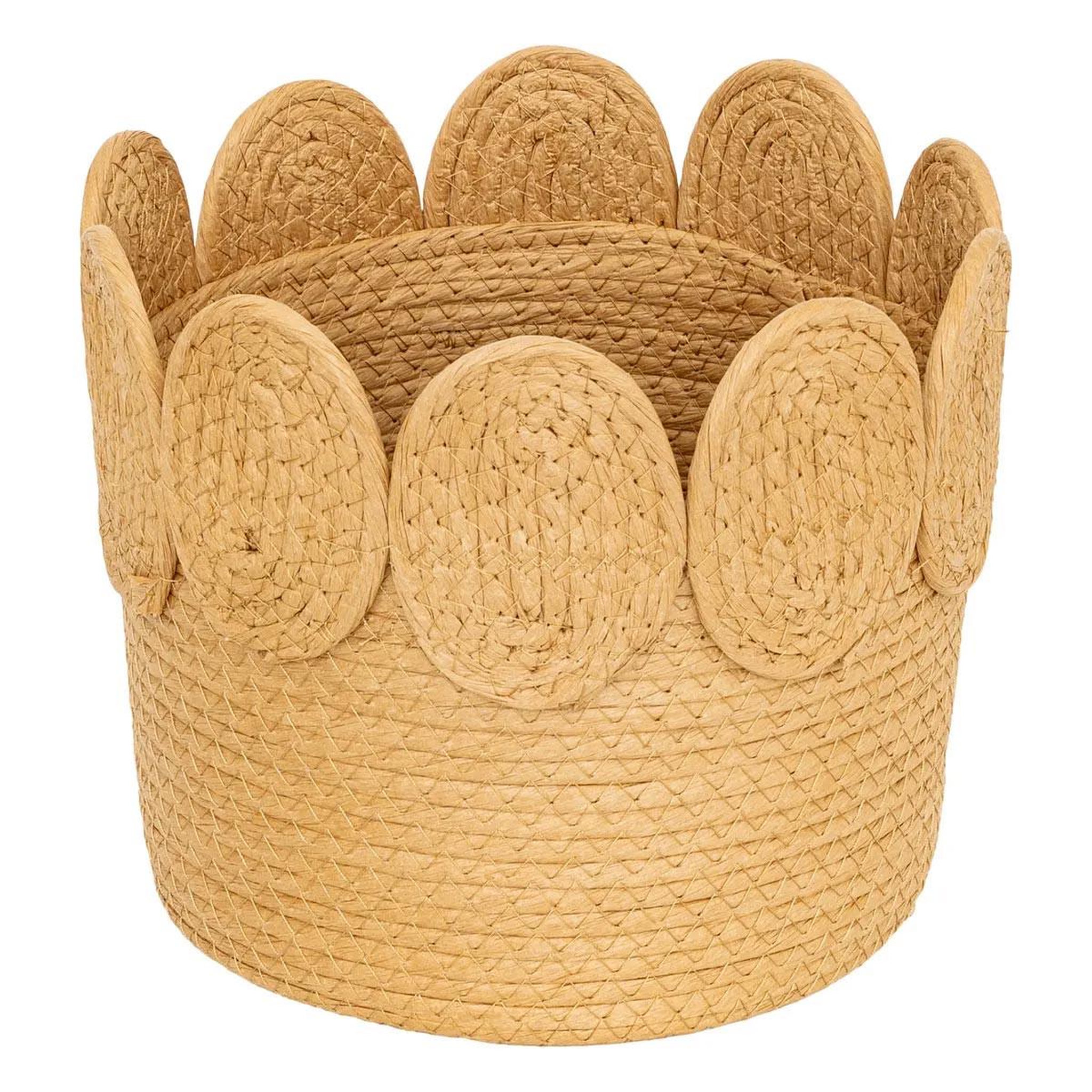 Voir la diapositive 4 : ATMOSPHERA Lot de 3 paniers déco  inuit dreams  29cm naturel