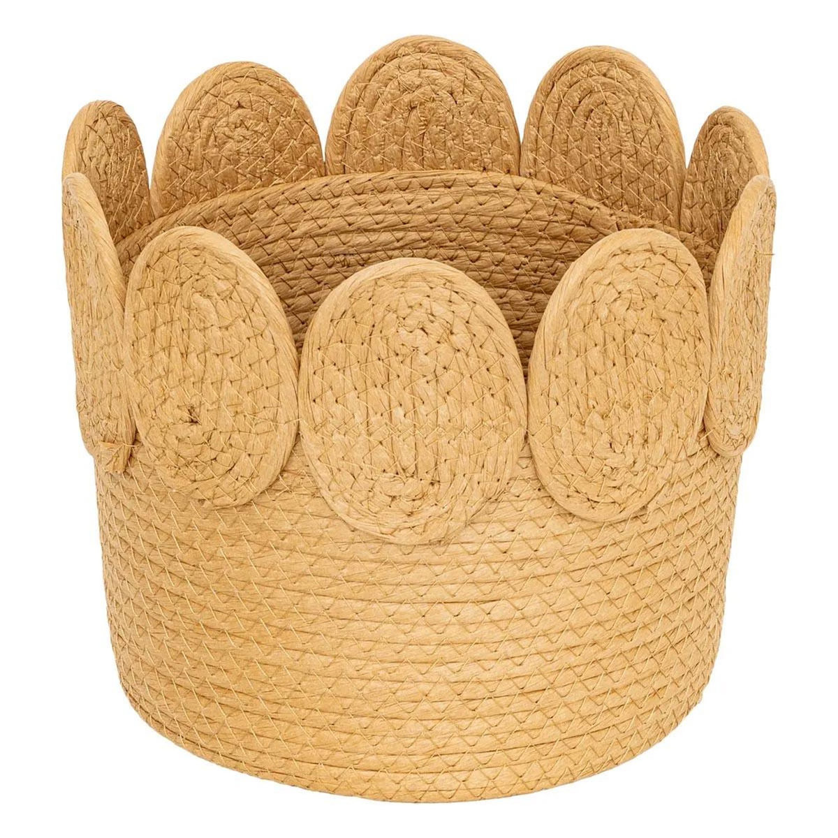 ATMOSPHERA Lot de 3 Paniers Déco  Inuit Dreams  29cm Naturel