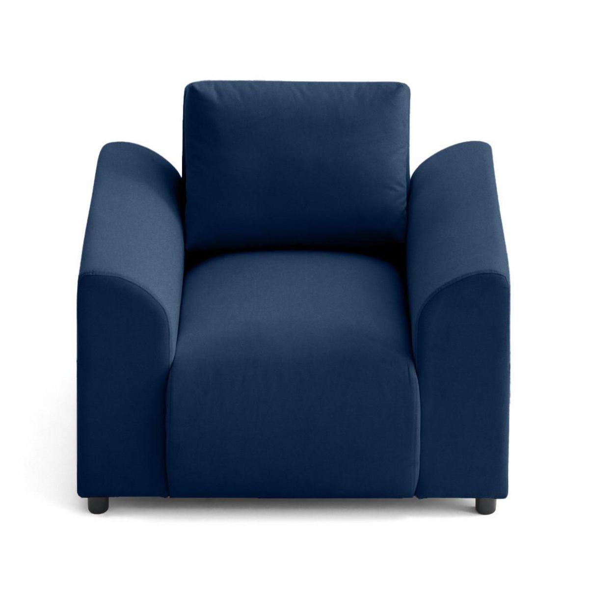 LISA DESIGN Camelia - fauteuil avec poche en velours