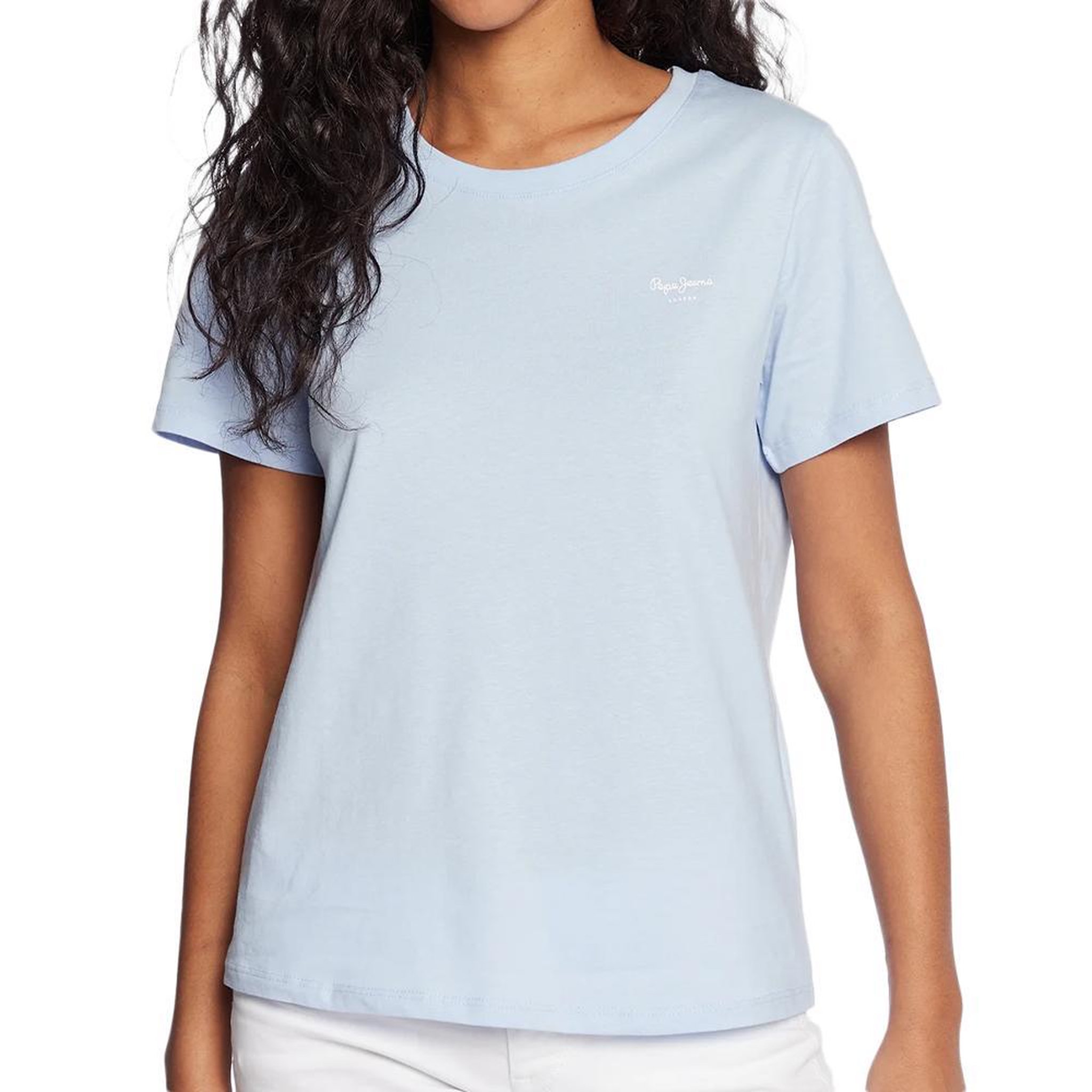 Pepe Jeans T-shirt Bleu Femme Pepe Jeans Wendy Chest. Coloris disponibles : Bleu