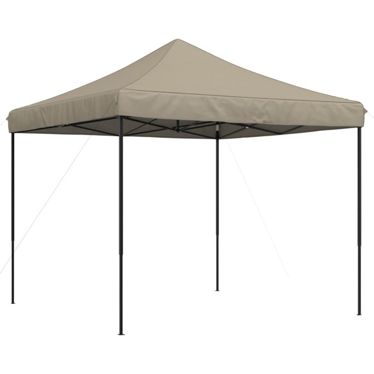 VIDAXL Tente de reception pliable escamotable taupe 292x292x315 cm