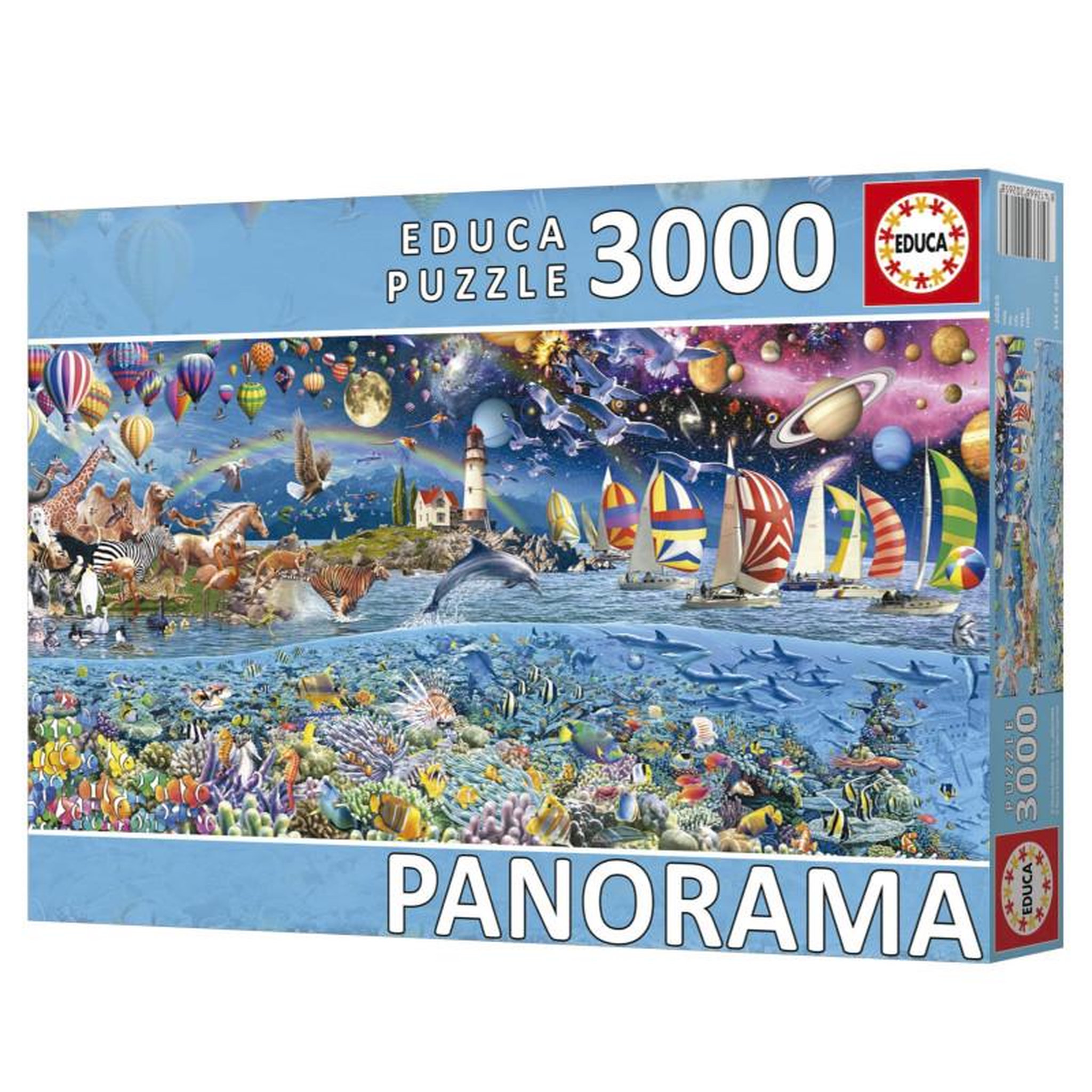 Voir la diapositive 3 : EDUCA Puzzle 3000 pièces Panorama – Vie – Educa – Adulte 14+ ans
