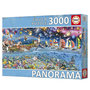 Voir la diapositive 3 : EDUCA Puzzle 3000 pièces Panorama – Vie – Educa – Adulte 14+ ans