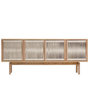 Voir la diapositive 1 : Paris Prix Buffet Design 4 Portes  Lilla  180cm Naturel