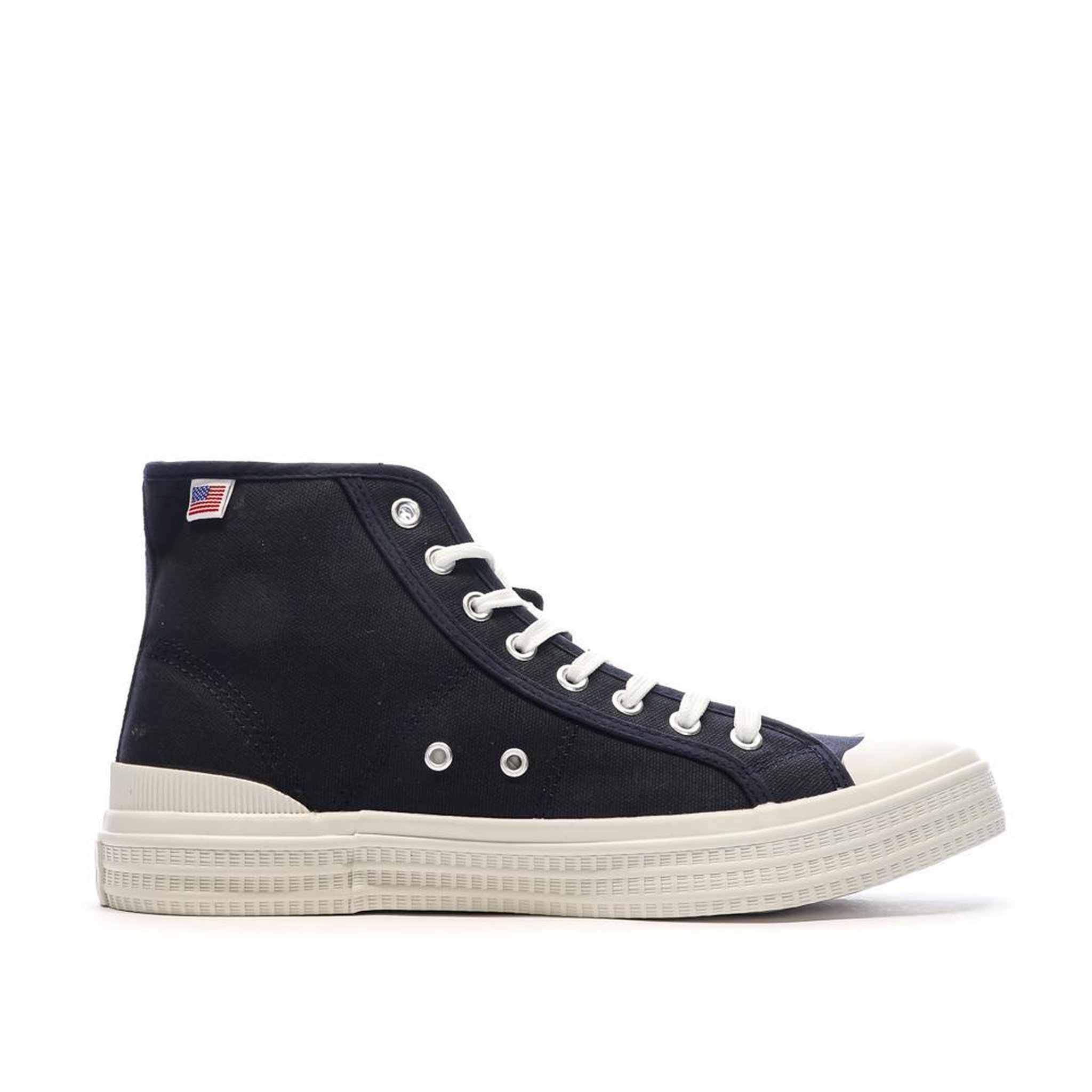 Voir la diapositive 2 : Schott Baskets Marines Homme Schott William