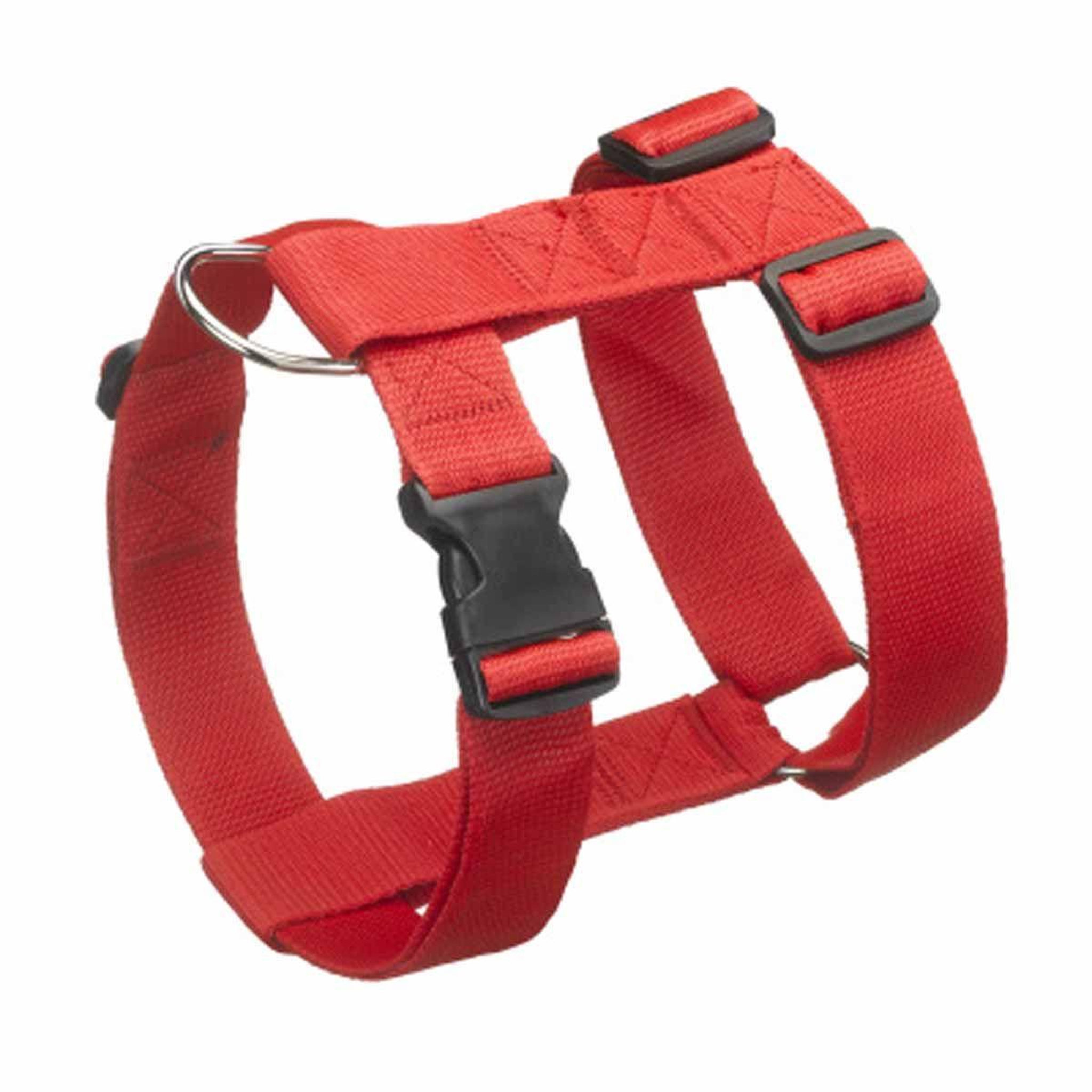 LOVE STORY Harnais réglable chien  essentiel  70-90cm rouge