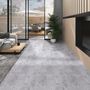 Voir la diapositive 1 : VIDAXL Planches de plancher PVC 5,02 m^2 2 mm Autoadhesif Gris ciment