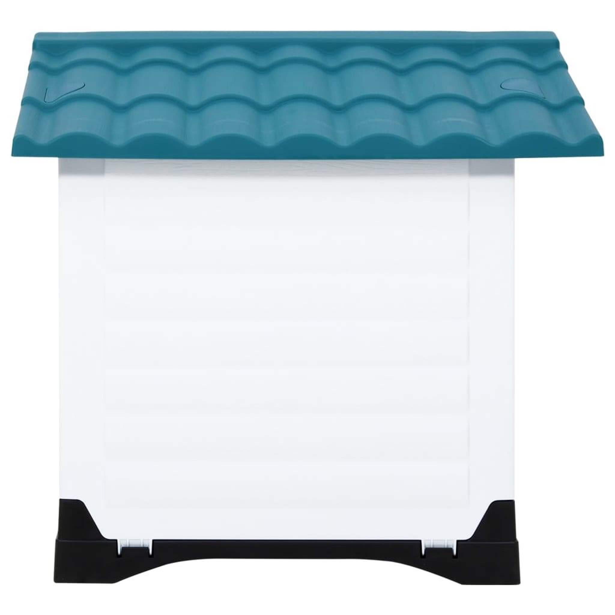 Voir la diapositive 3 : VIDAXL Niche pour chien Bleu 90,5x68x66 cm Polypropylene