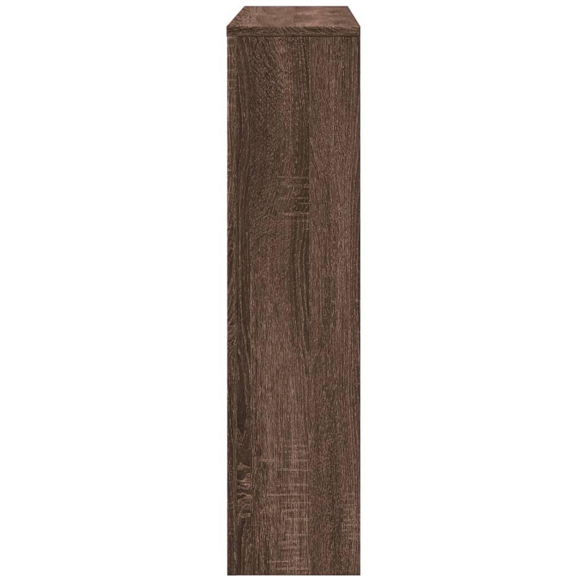 Voir la diapositive 4 : VIDAXL Cache-radiateur chene marron 175x20x82 cm bois d'ingenierie