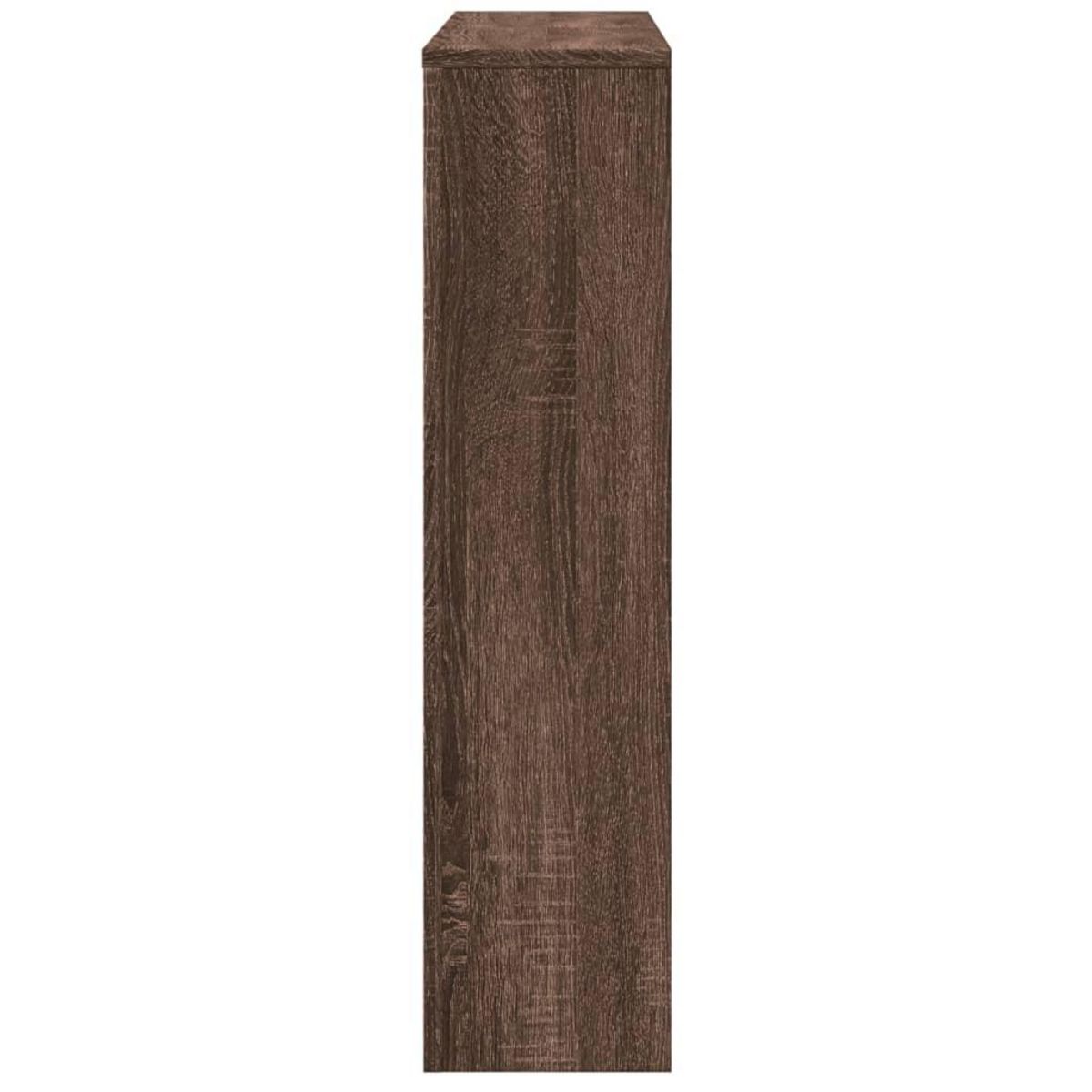 VIDAXL Cache-radiateur chene marron 175x20x82 cm bois d'ingenierie