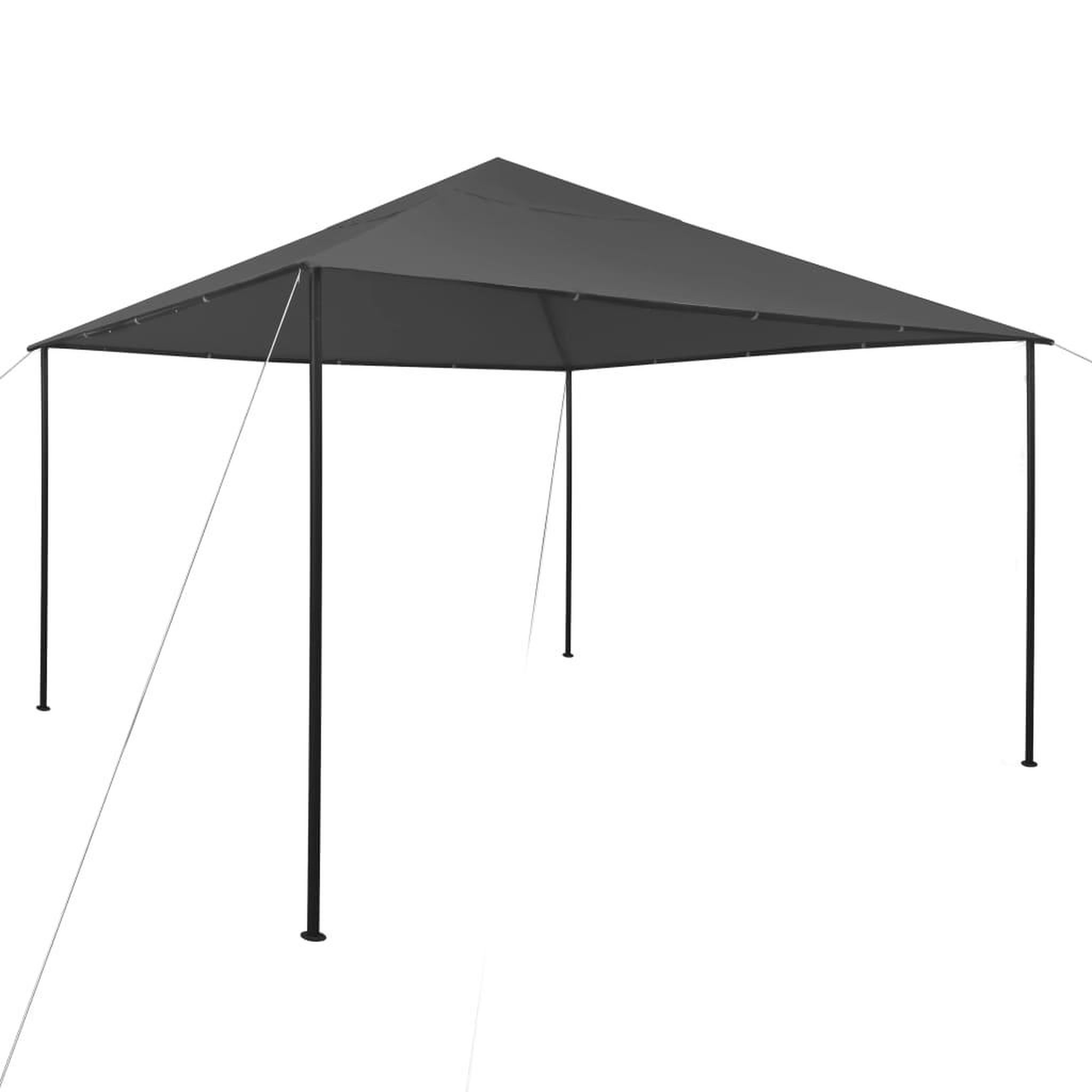 Voir la diapositive 1 : VIDAXL Belvedere 4x4x3 m Anthracite 180 g/m^2