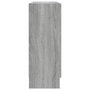 Voir la diapositive 4 : VIDAXL Armoire a vitrine Sonoma gris 82,5x30,5x80 cm Bois d'ingenierie