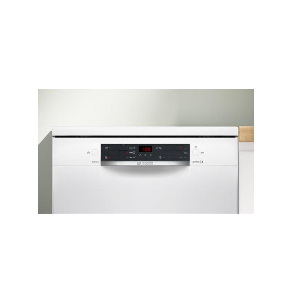 BOSCH Lave-vaisselle 60cm 12 couverts 48db blanc - SMS25AW10F