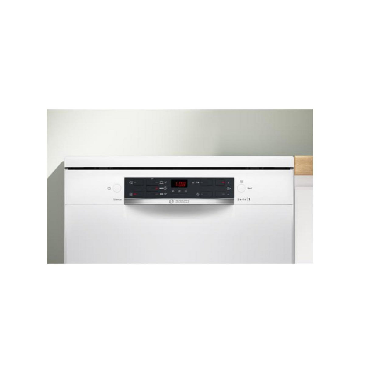 BOSCH Lave-vaisselle 60cm 12 couverts 48db blanc - SMS25AW10F