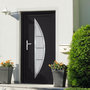Voir la diapositive 1 : VIDAXL Porte d'entree anthracite 88x200 cm PVC