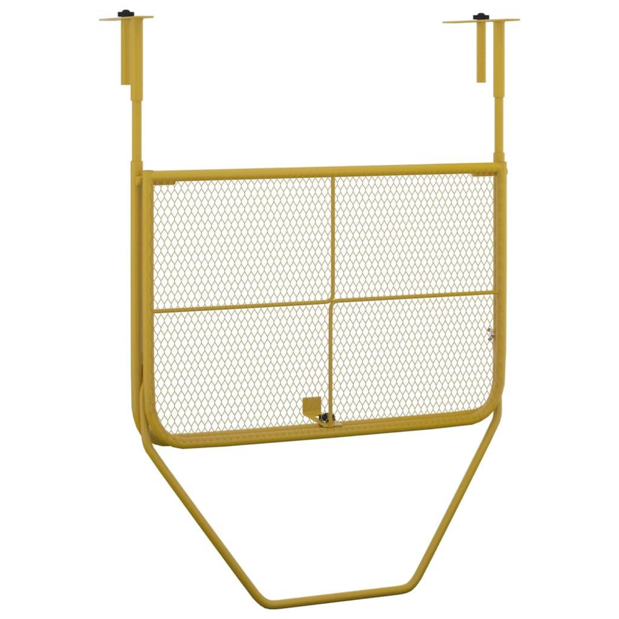 Voir la diapositive 5 : VIDAXL Table de balcon Dore 60x40 cm Acier