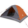 Voir la diapositive 2 : VIDAXL Tente de camping a dome 3 personnes orange impermeable