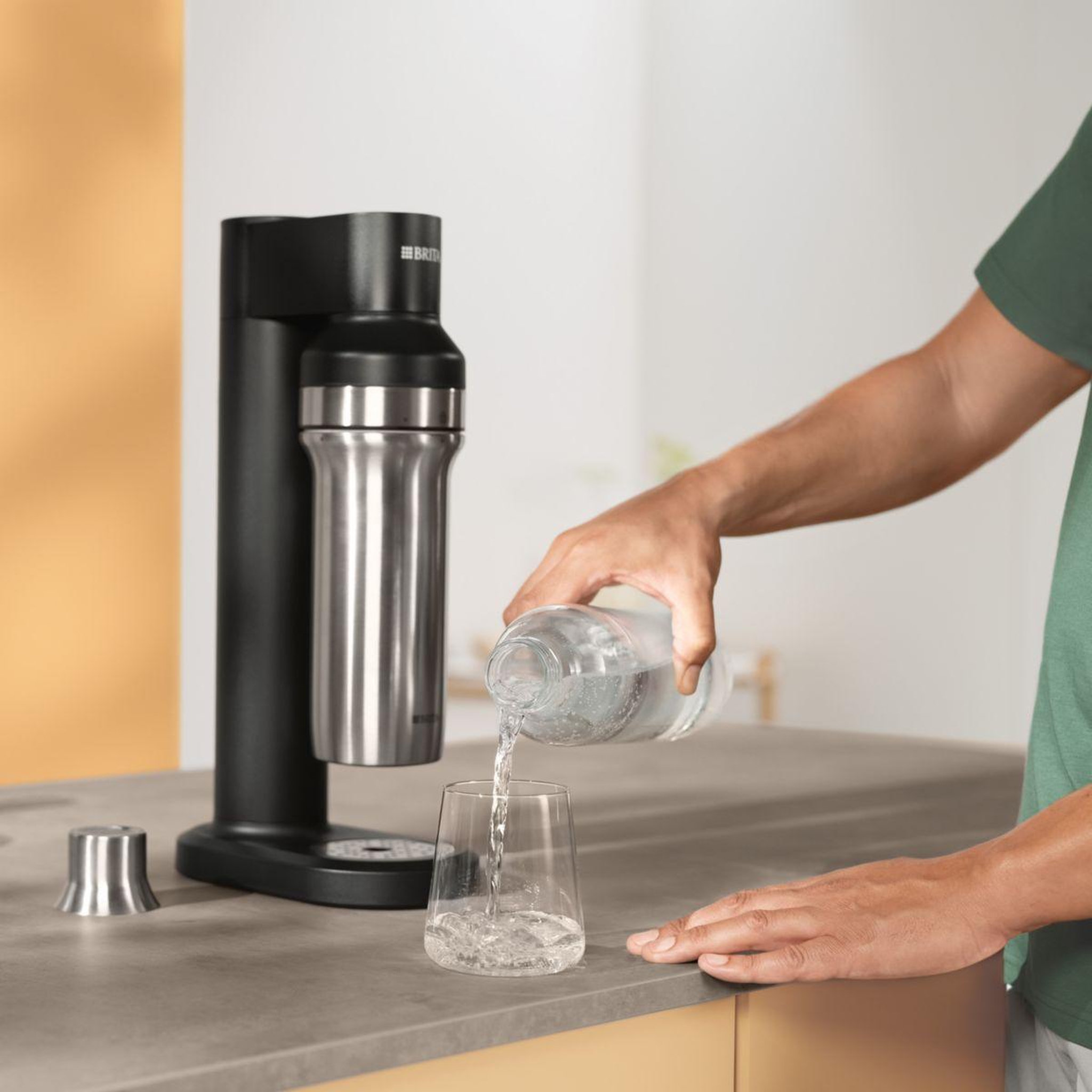 Voir la diapositive 3 : Brita Bouteille pack 2 bouteilles en verre sodatrio