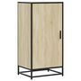 Voir la diapositive 2 : VIDAXL Etagere a chaussures chene sonoma 48x38x97,5 cm bois ingenierie
