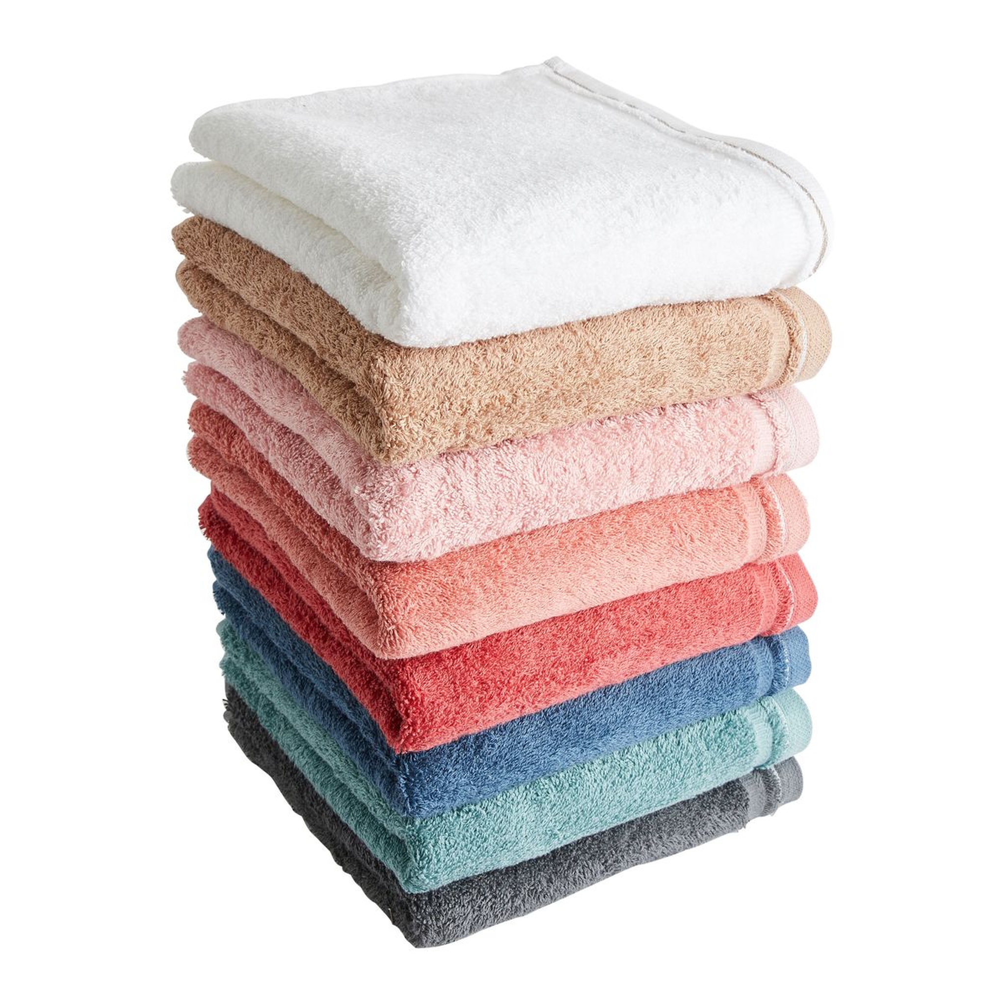 Voir la diapositive 1 : ACTUEL Drap de bain uni en coton 450 g/m²