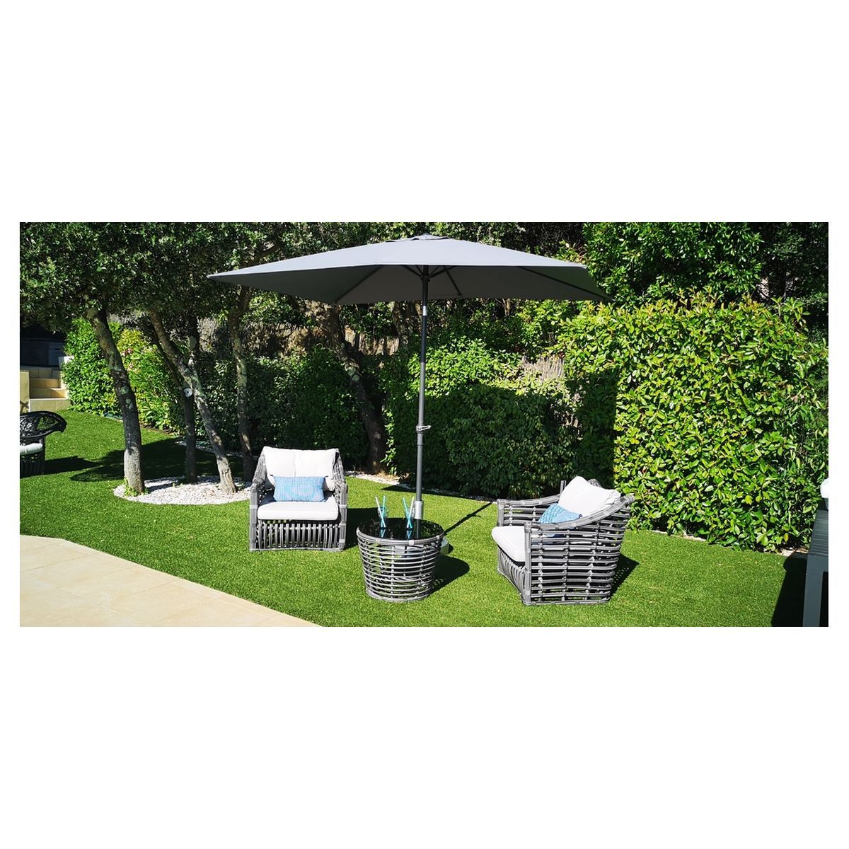 Givex Parasol droit - Gris - TILT