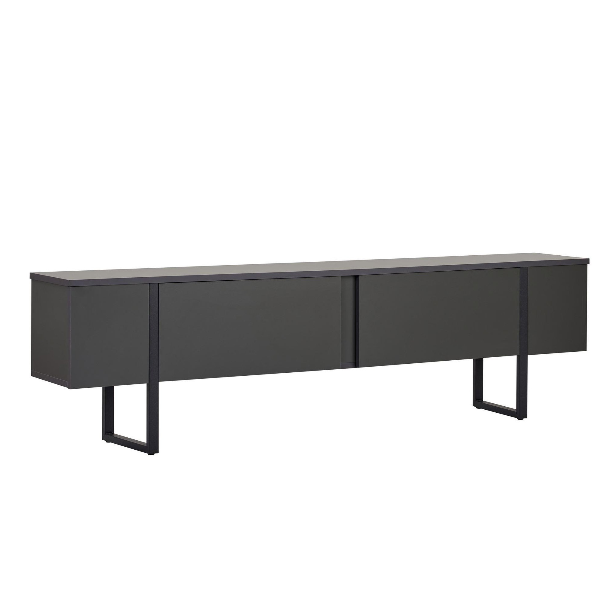 Habitat et Jardin Meuble tv en bois  onera  - 180 x 30 x 50 cm - anthracite / noir