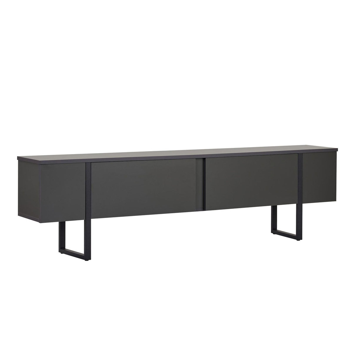 Habitat et Jardin Meuble TV en bois  Onera  - 180 x 30 x 50 cm - Anthracite / Noir