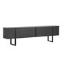 Voir la diapositive 1 : Habitat et Jardin Meuble TV en bois  Onera  - 180 x 30 x 50 cm - Anthracite / Noir