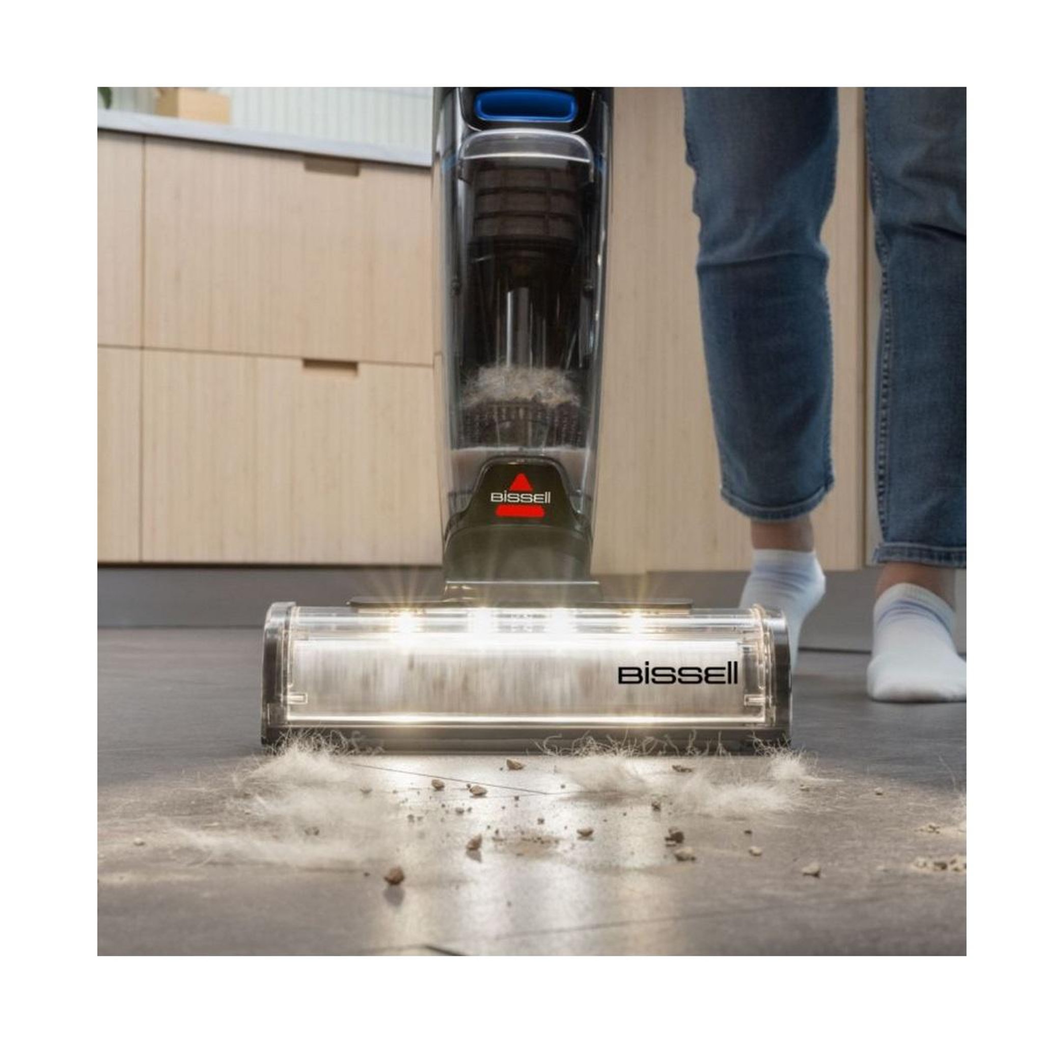 Voir la diapositive 3 : BISSELL Aspirateur laveur rechargeable 25.9v noir/bleu cobalt - 4006n