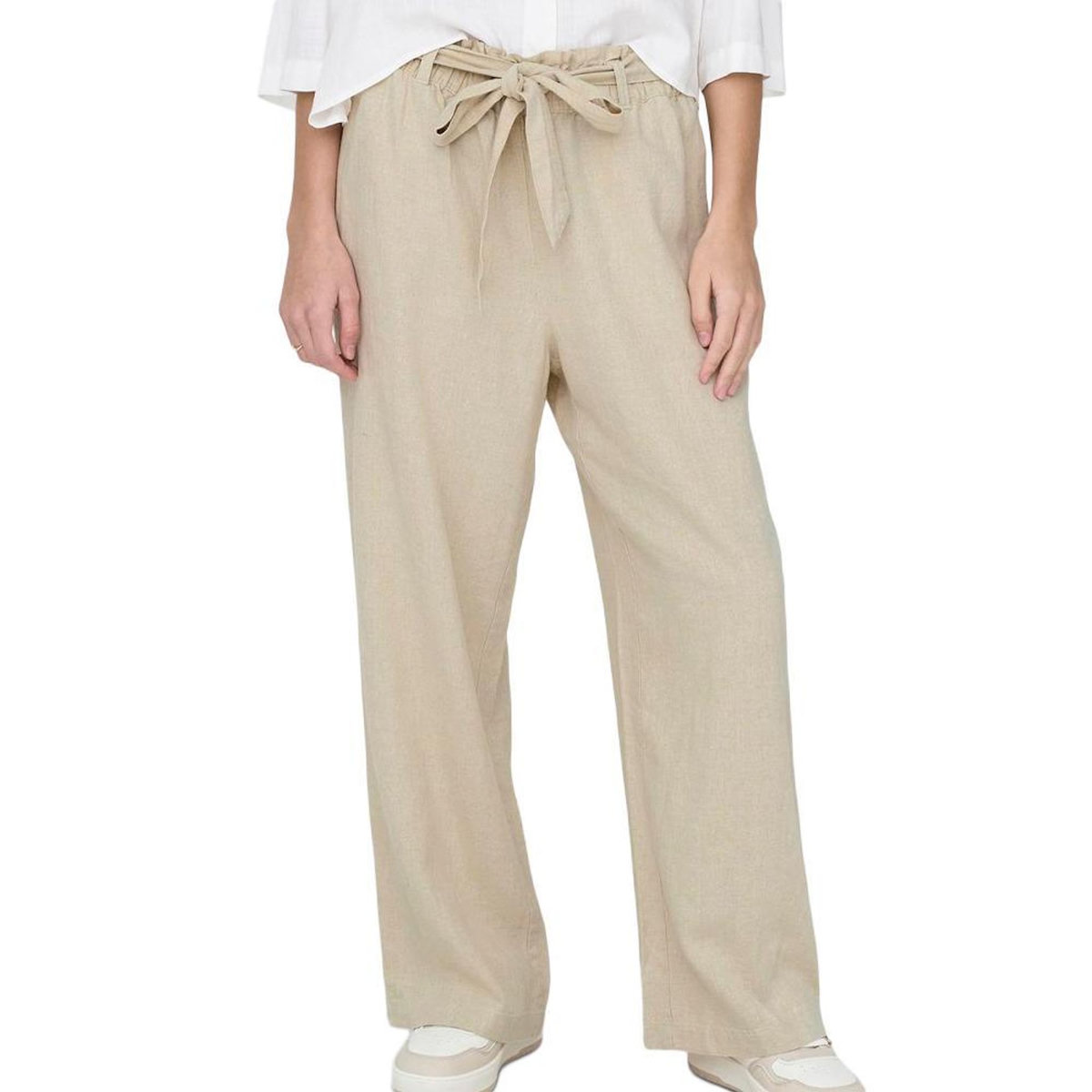 JACQUELINE DE YONG Pantalon en lin  Femme JDY Say