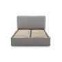 Voir la diapositive 4 : BEST MOBILIER Goyave - lit coffre - 140x190 - en tissu - sommier inclus