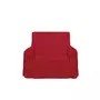 SOLEIL D'OCRE Housse de fauteuil en coton PANAMA rouge