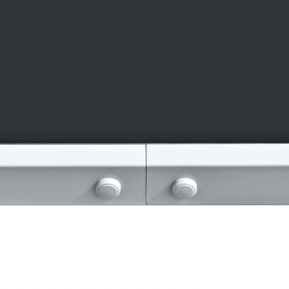 VIDAXL Table de jardin 150x90x74 cm Noir Acier